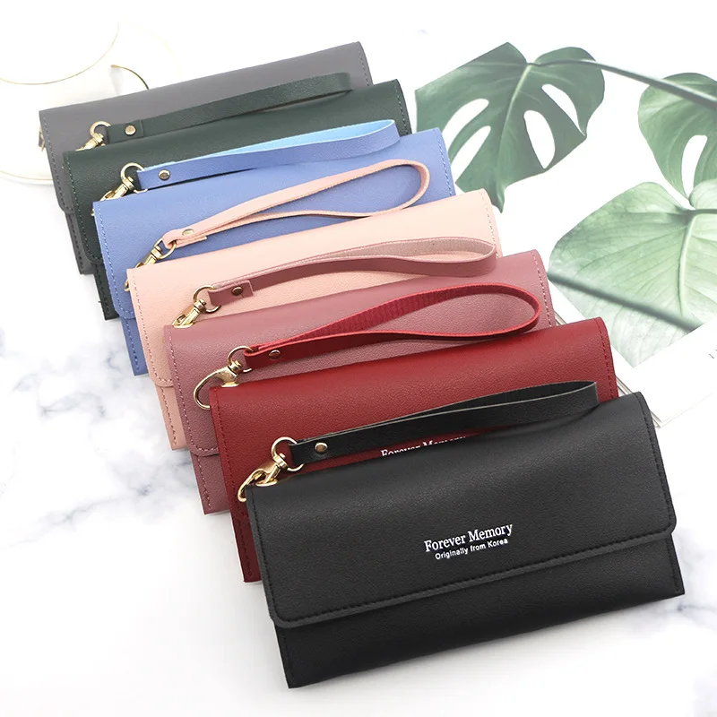 Personalized Solid Color Handbag Change Wallet for Women - Versatile and Elegant