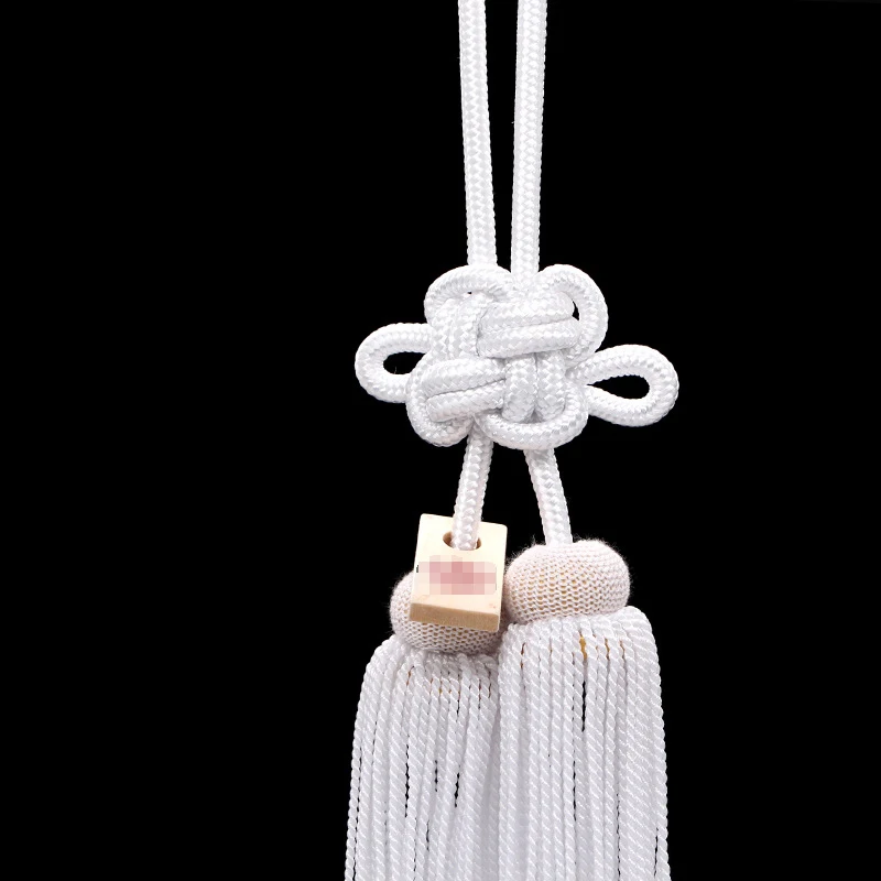 

JDM Car Kin Tsuna веревочный узел Fusa Kiku узел серебристо-красный для автомобиля аксессуары для автомобиля