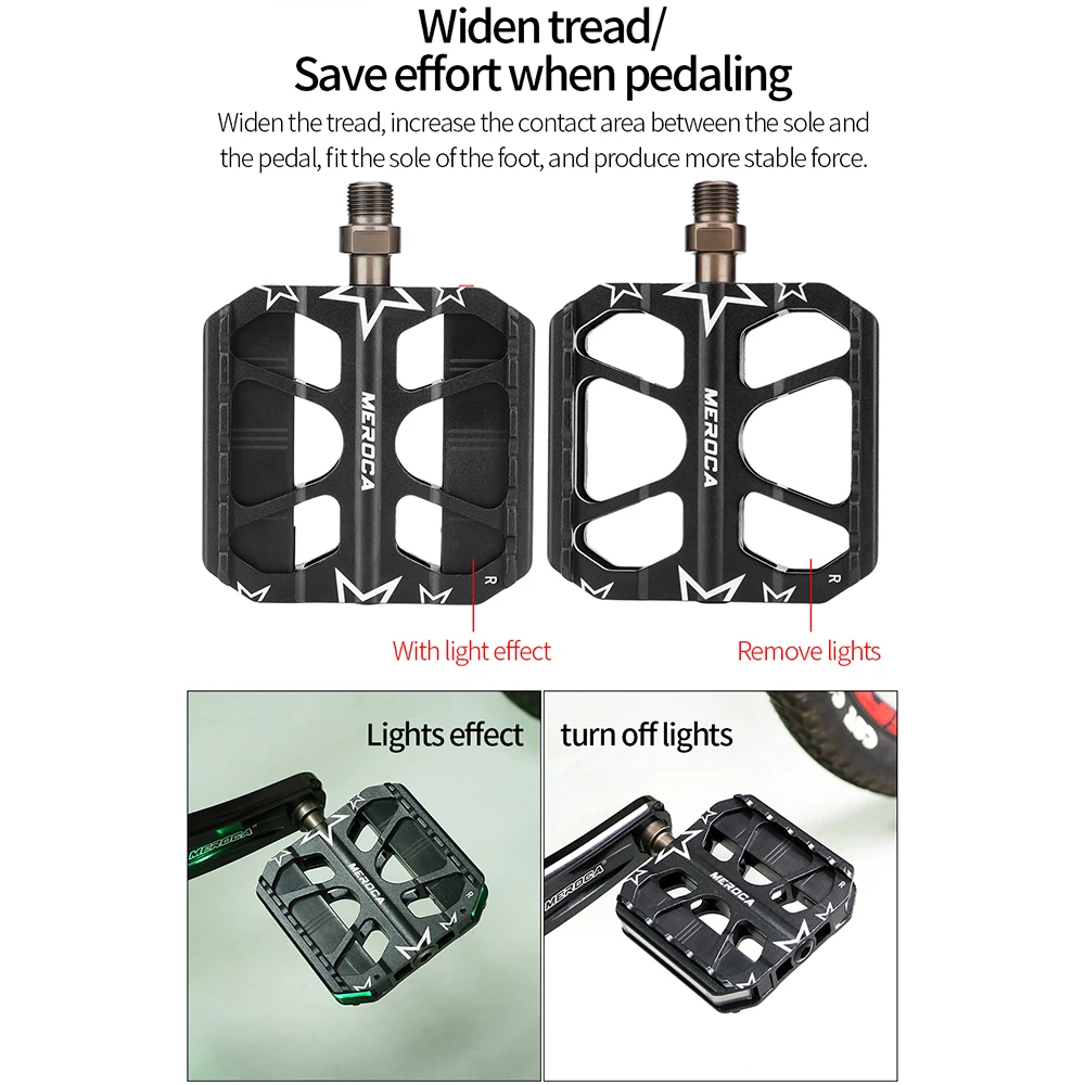 Сверхлегкие Плоские Педали Из Алюминиевого Сплава Для Горных И Шоссейных