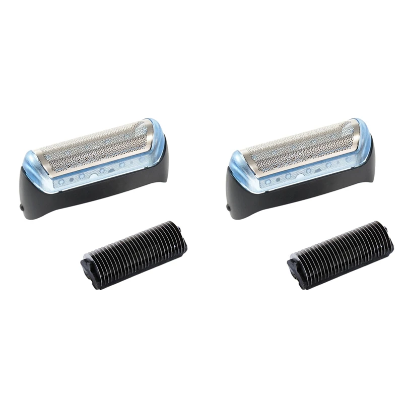 

2X Electric Mesh Durable Shaver Foil Head Parts For Braun 10B/20B Model 180 190 170 1775 1735