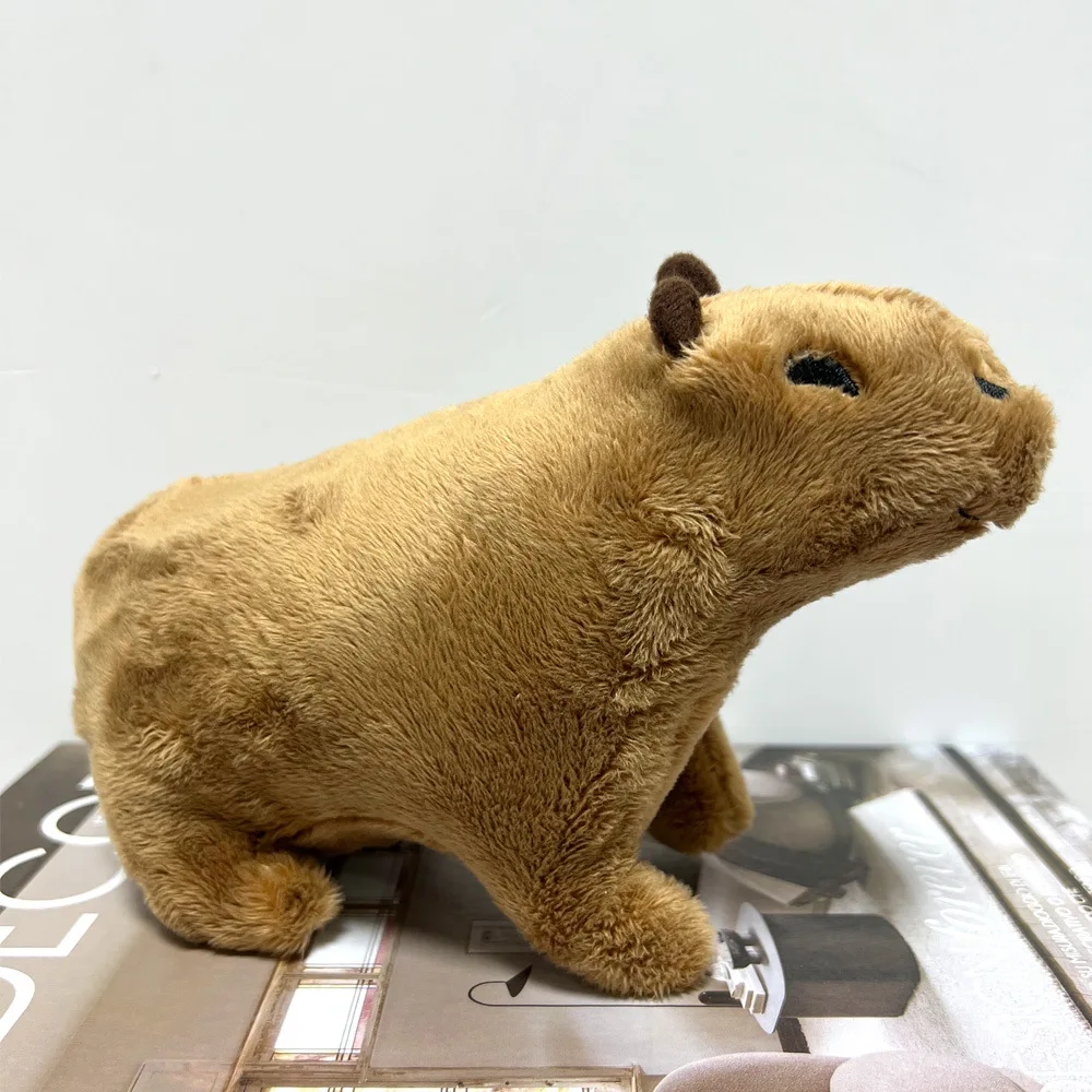 

10pcs Simulation Fluffty Capybara Stuffed Animals Plush Toy Soft Dolls Real Life Capybara Dolls Kids Toys Christmas Gift 18cm