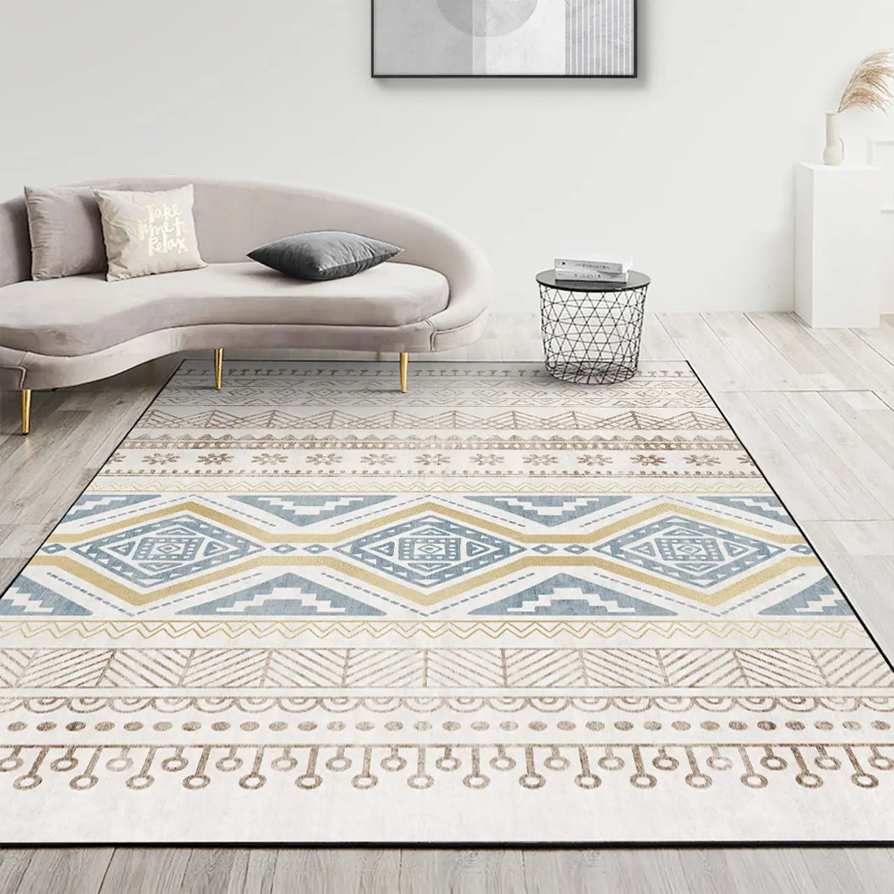 

rug for living room decoration carpet washable Entrance door mat Large area rugs Nordic style luxury large rugs for living room