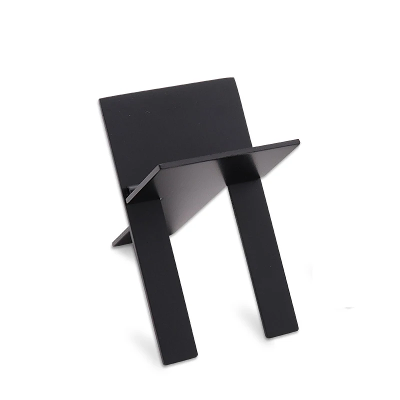 1 шт. Нержавеющая сталь Держатель для сигарет и пепельница на подставке, складывающаяся в ящик для хранения гаджетов, черная.