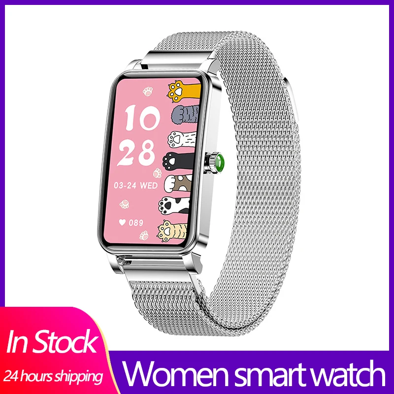 

Women Smart Watch Full Touch Screen IP68 Waterproof Fitness Tracker Call Message Reminder Female Menstrual Period Smartwatch