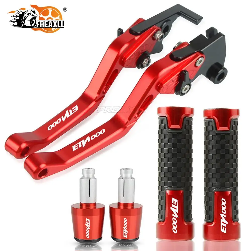 

Motorcycle Accessories Brake Clutch Levers Handlebar Hand Grips ends For Aprilia ETV1000 ETV 1000 2002-2007 2003 2004 2005 2006