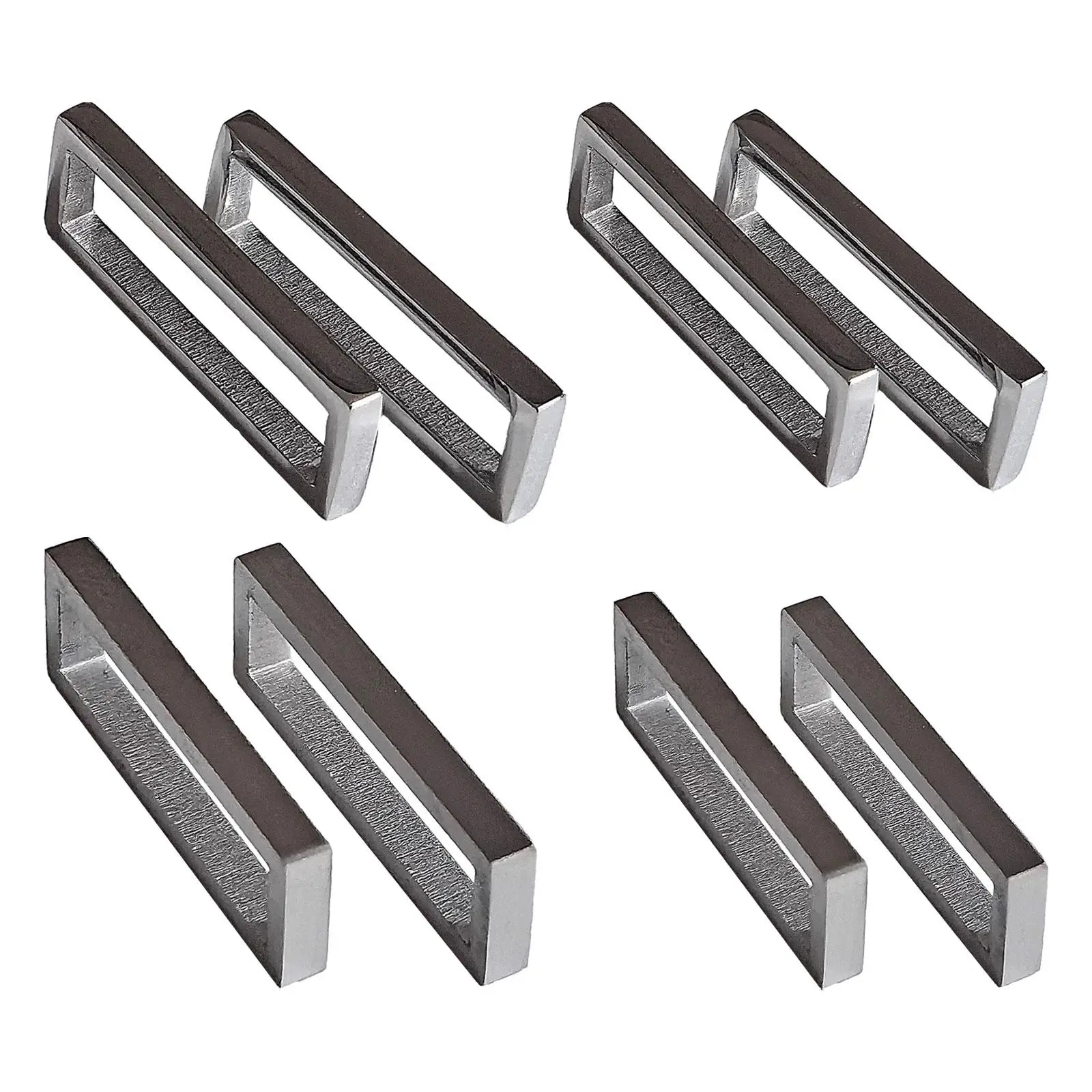 2 шт. кольца петли для ремня Держатель петля пряжка прямоугольные запасные части