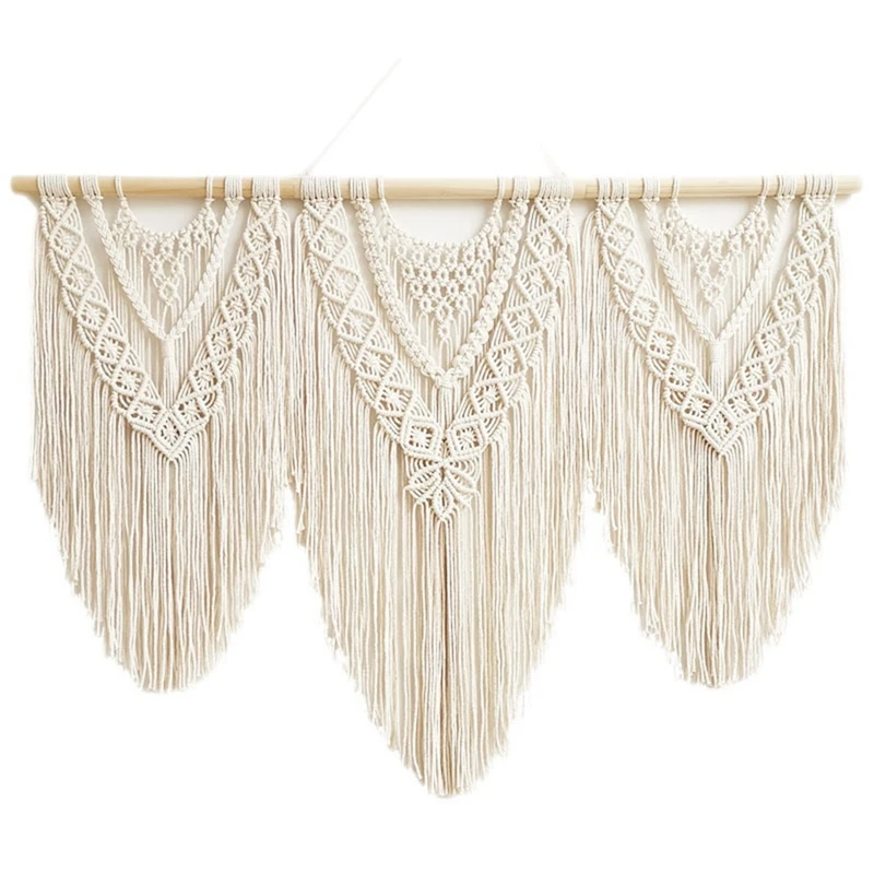 

Macrame Wall Hanging Handwoven Bohemian Cotton Rope Boho Tapestry Home Decor