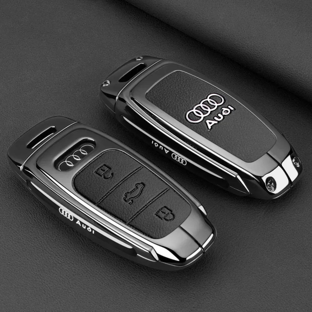 

Чехол для автомобильного ключа из цинкового сплава для Audi A3 A4 B9 A6 C8 A7 S7 4K A8 D5 S8 Q7 Q8 SQ8 E-tron 2018 2020 2021 2022 2023 Брелок