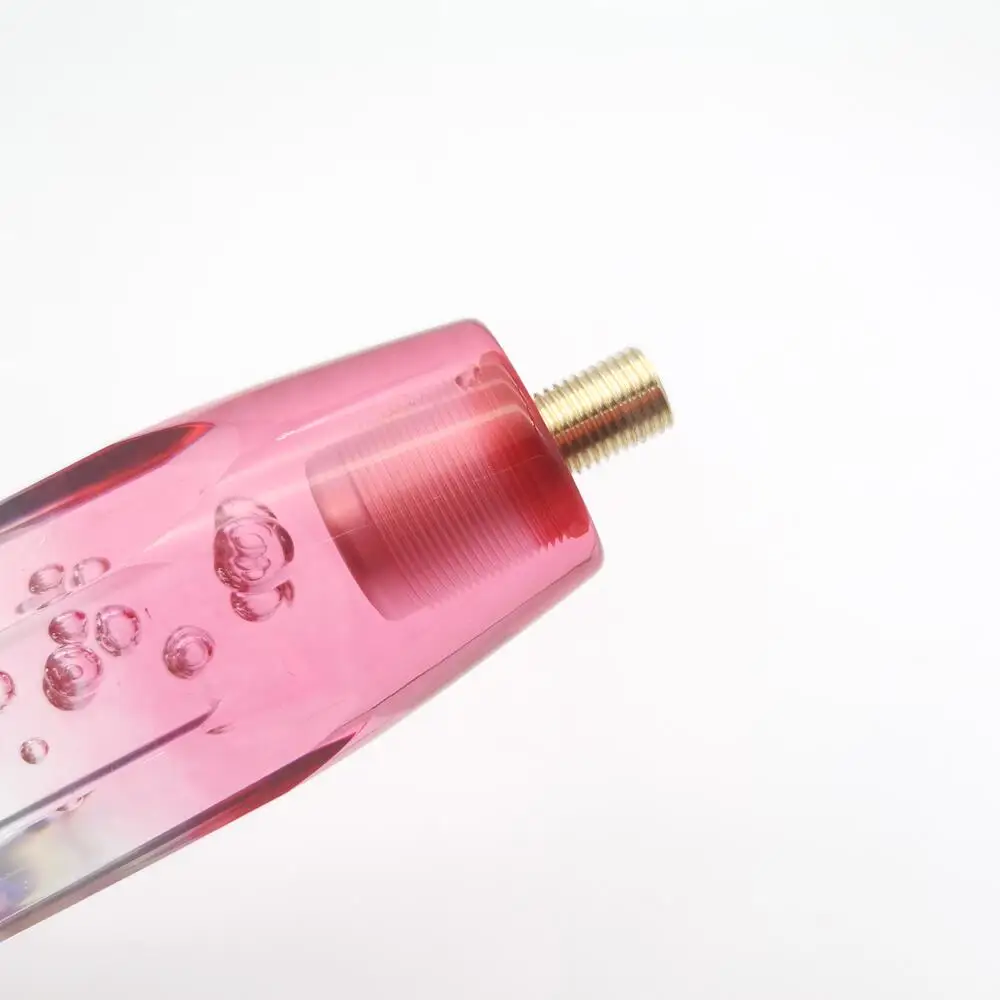 Ручка переключения передач автомобильная рычаг с прозрачными пузырьками