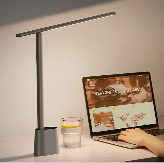 

Xiaomi Baseus LED Desk Lamp Smart Adaptive Brightness Eye Protect Study Office Foldable Table Lamp Dimmable Bedside Night Light