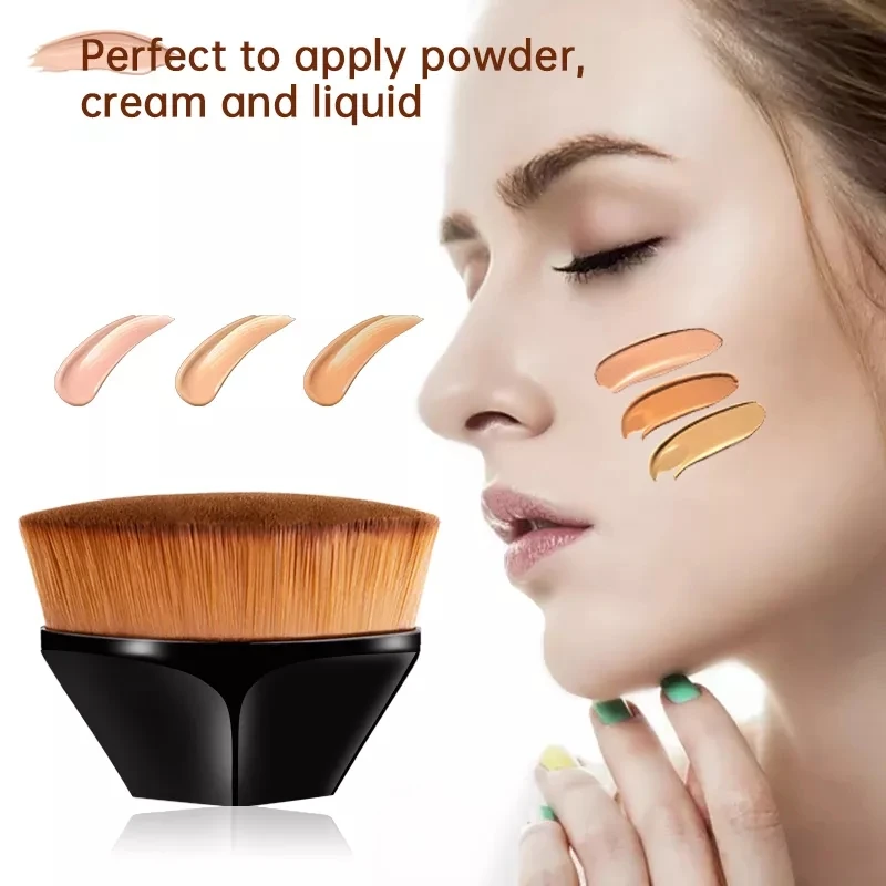 

1pc Hexagon Makeup Brush Professional Foundation Brush Large Powder Face Blush Brushes Cosmetics Beauty Tools MakeUp Accessories
