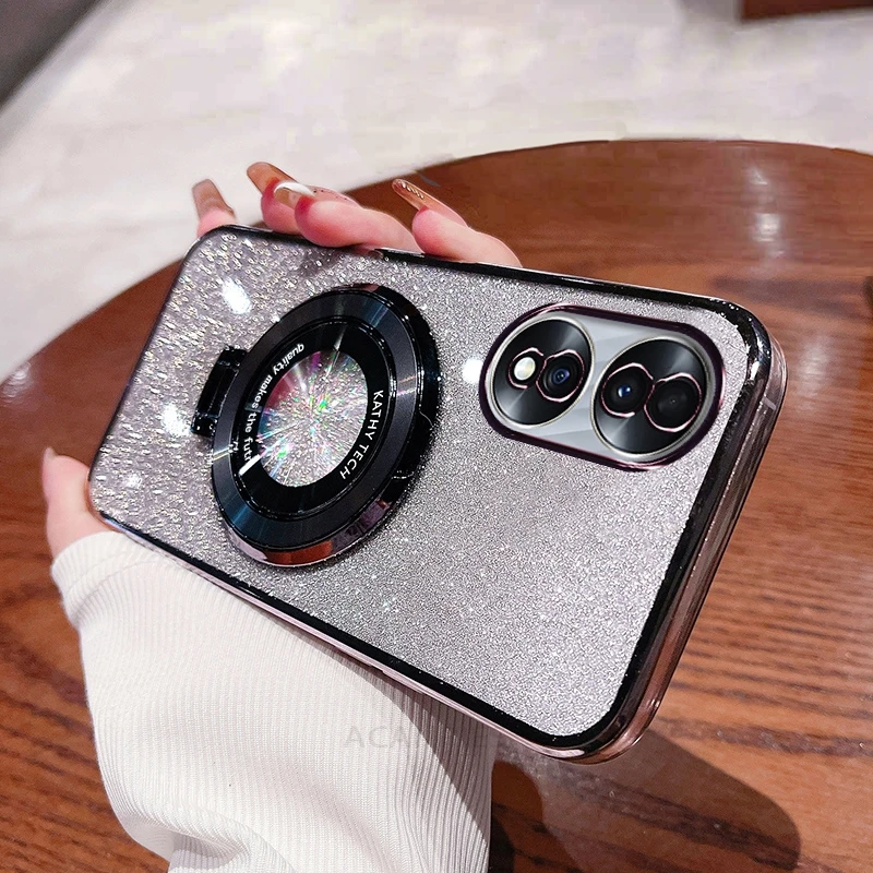 Honor90 Силиконовый чехол с блестящим покрытием для Huawei Honor 90 70 50 200 Pro Lite 100 90pro Honor70 70pro