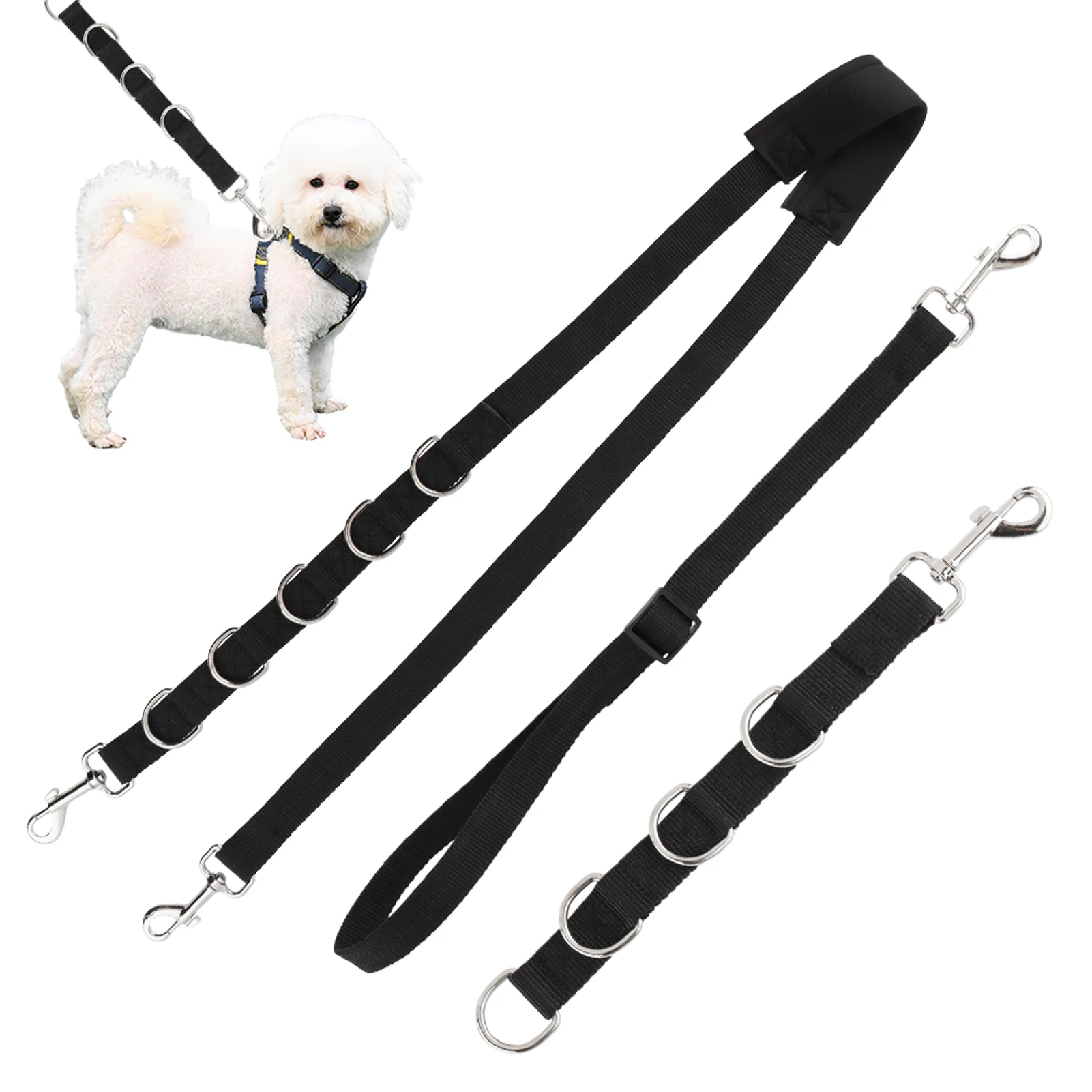 3pcs Belly Pad Dog Grooming Strap Noose Restraint Bathing Loop Hair Cutting Harness Puppy Traction Band Washing Pet Supplies