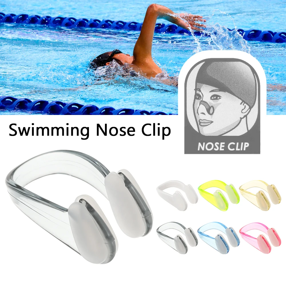 

4Pcs Swimming Nose Clip Earplug Earplugs Suit Swim Earplugs Small Size FOR Adult Children Waterproof Soft Silicone Nose Clip