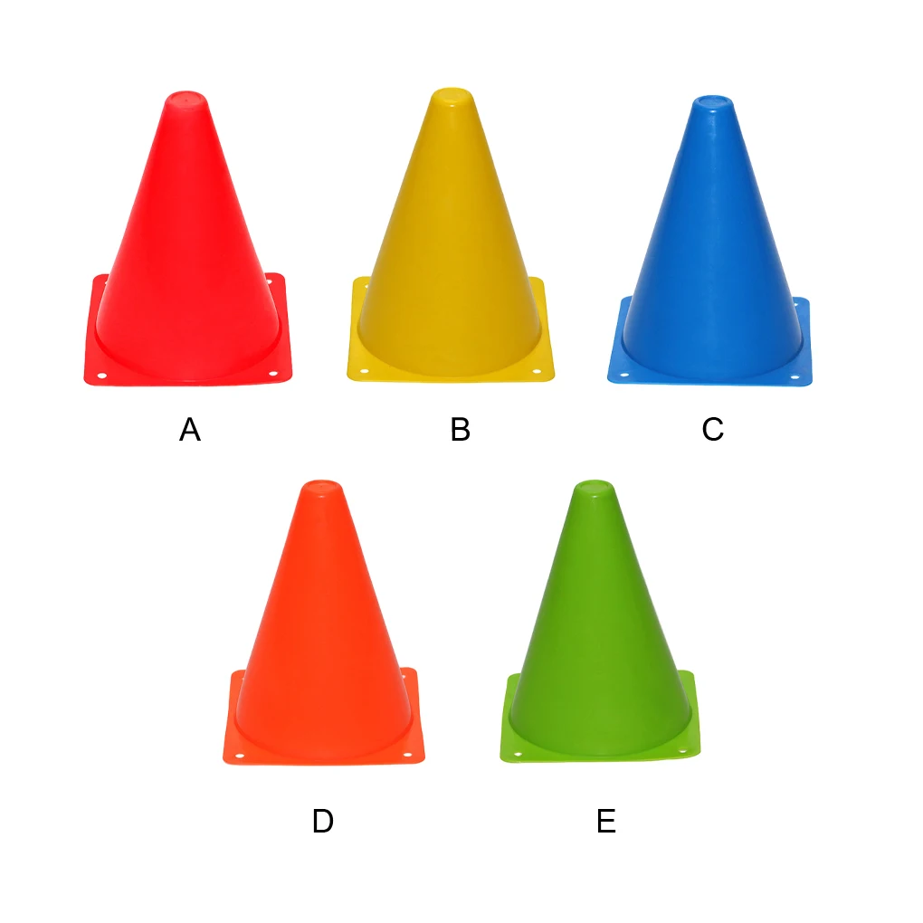 

3piece High Visibility Traffic Cones For Soccer Training - Highway Safety Long Lifespan Football Basketball Training