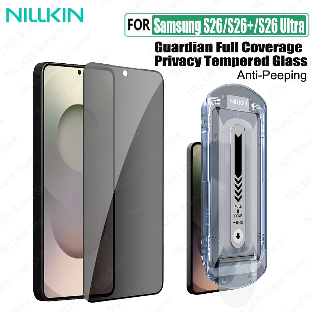 Фото Защитное стекло Nillkin для Samsung Galaxy S26 Ultra, антишпионское, с защитой конфиденциальности, для Samsung S26, S26+ Plus №1