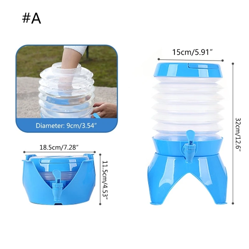 3 5 л/5 л/7 л/9 л контейнер для воды складное ведро хранения Прямая поставка