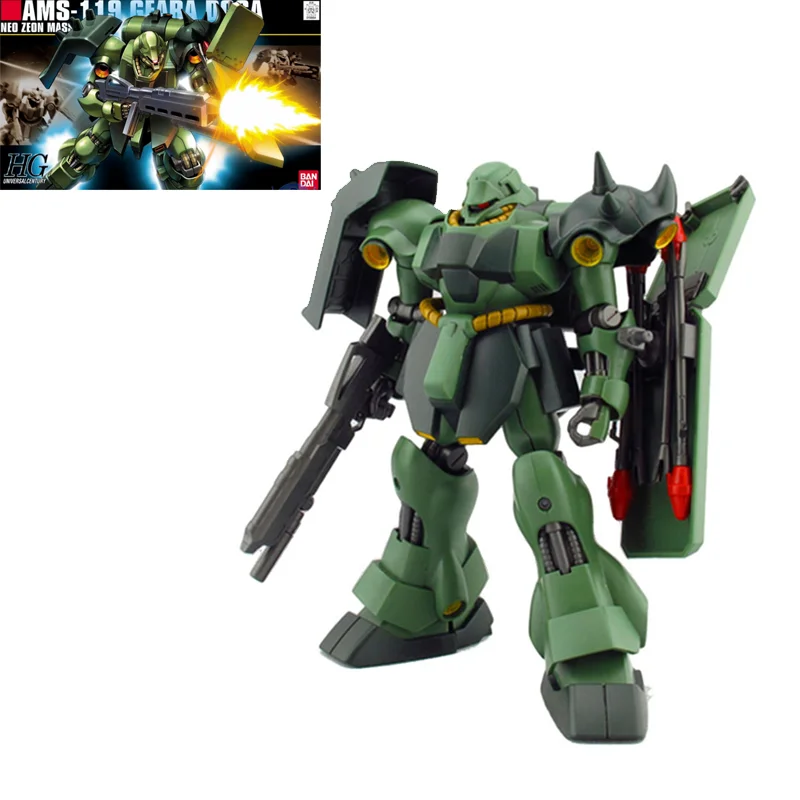

Bandai Original Gundam Assembled Model Kit HGUC 1/144 AMS-119 GEARA DOGA Gunpla Action Anime Figure Toy Mobile Suit For Children