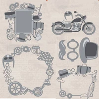 motorcycle new 2022 metal cutting dies for scrapbooking mold cut stencil handmade tools diy card make mould model craft