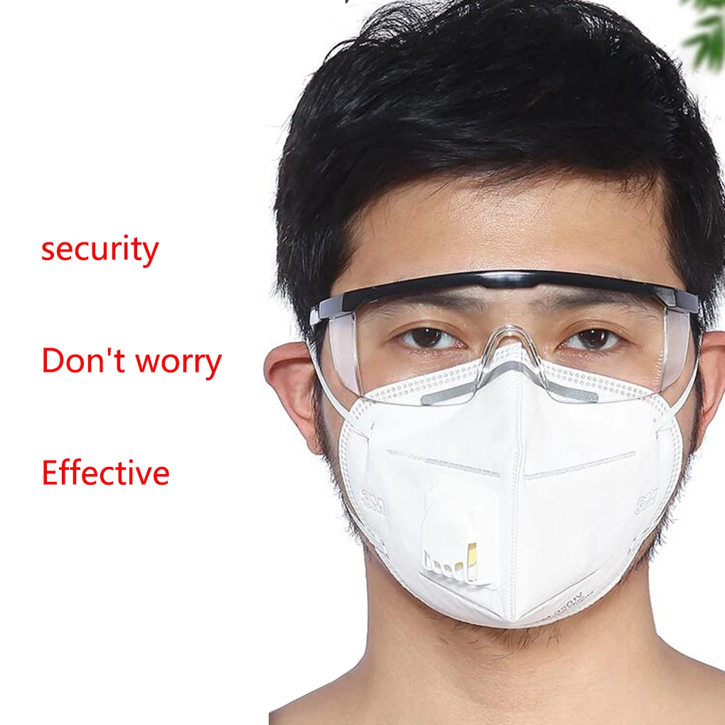 

Lab Work Goggle Anti-spray Anti-paint Dustproof Windproof Eyes Protection Glasses Work Eyewear