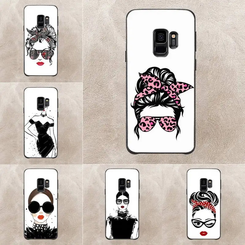 

Lady Phone Case For Samsung Galaxy A51 A50 A71 A21s A31 A41 A10 A20 A70 A30 A22 A02s A13 A53 5G Cover Coque