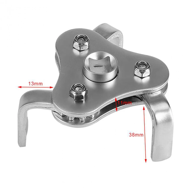 

1Pcs Auto Repair Tools Adjustable Two Way Oil Filter Wrench Car Oil Grid Disassemble Remove