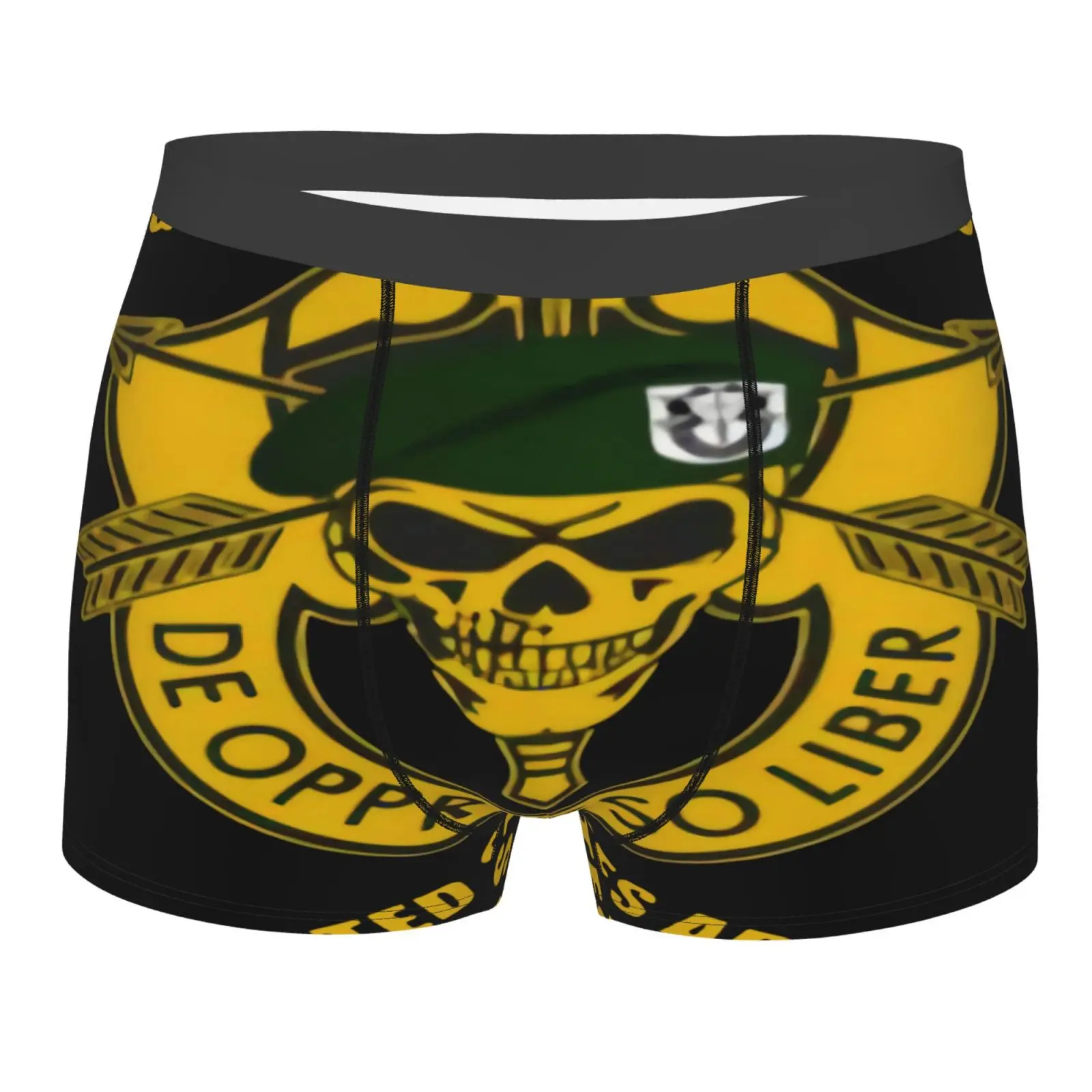 

Трусы-боксеры мужские в стиле милитари, с U-образным мешочком