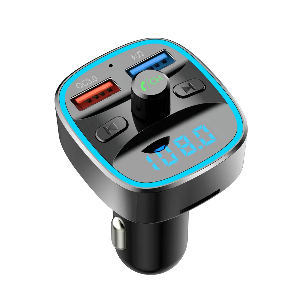 

T25 Automotive MP3 Player Bluetooth FM Transmitter Receiver Car Charger
