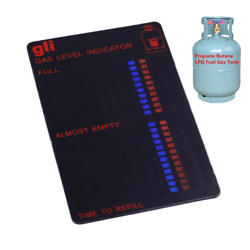 

Gas Tank Level Indicator Butane Propane Methane Natural Gas Test Card Coal Gas Mashgas Fuel Capacity Measuring Gauge Paste Stick