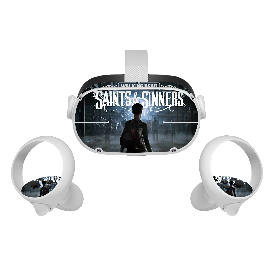 

The Walking Dead for Oculus Quest 2 VR Sticker Headset Decals Protective PVC Skin for Oculus Quest 2 VR skin sticker