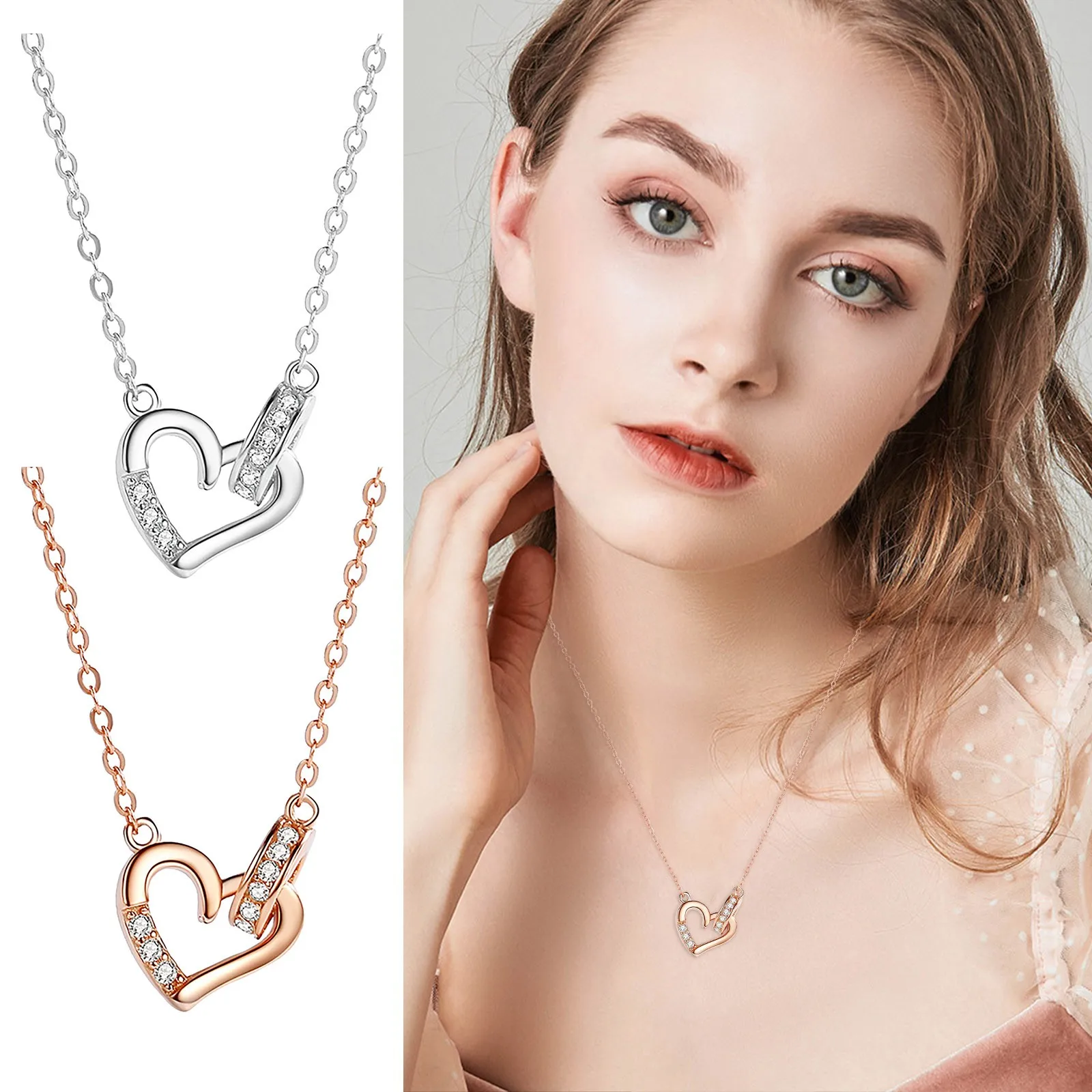 Laye Necklace for Women Long Stone Necklaces for Women Personality S925 Silver Necklace Simple And Exquisite Design Suitable For