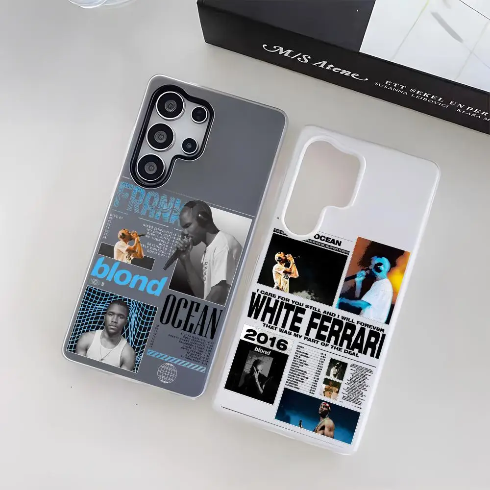 Фото Чехол для телефона F-Frank Ocean Singer Music для Samsung Galaxy S25 S24 S23 Ultra, прозрачный, мягкий, из ТПУ, с защитой от падений