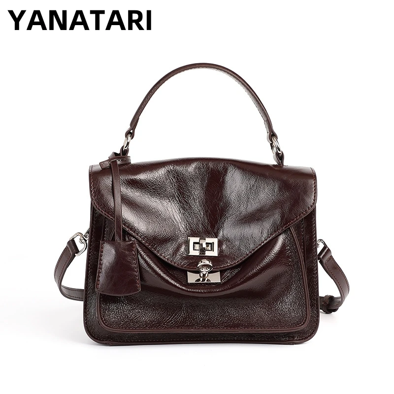 Женская сумка из натуральной кожи маленькая квадратная на плечо женские сумки