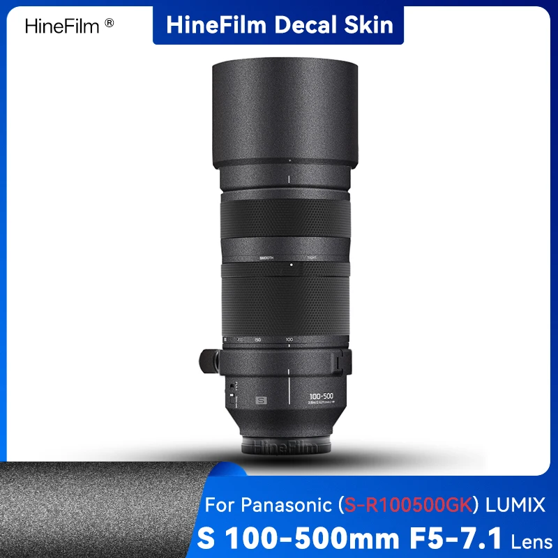 Фото Hinefilm Skin для Lumix S 100 500, наклейка на объектив 100500, наклейка на объектив для Panasonic 100-500 мм f/5-7,1, защитная пленка для объектива №1