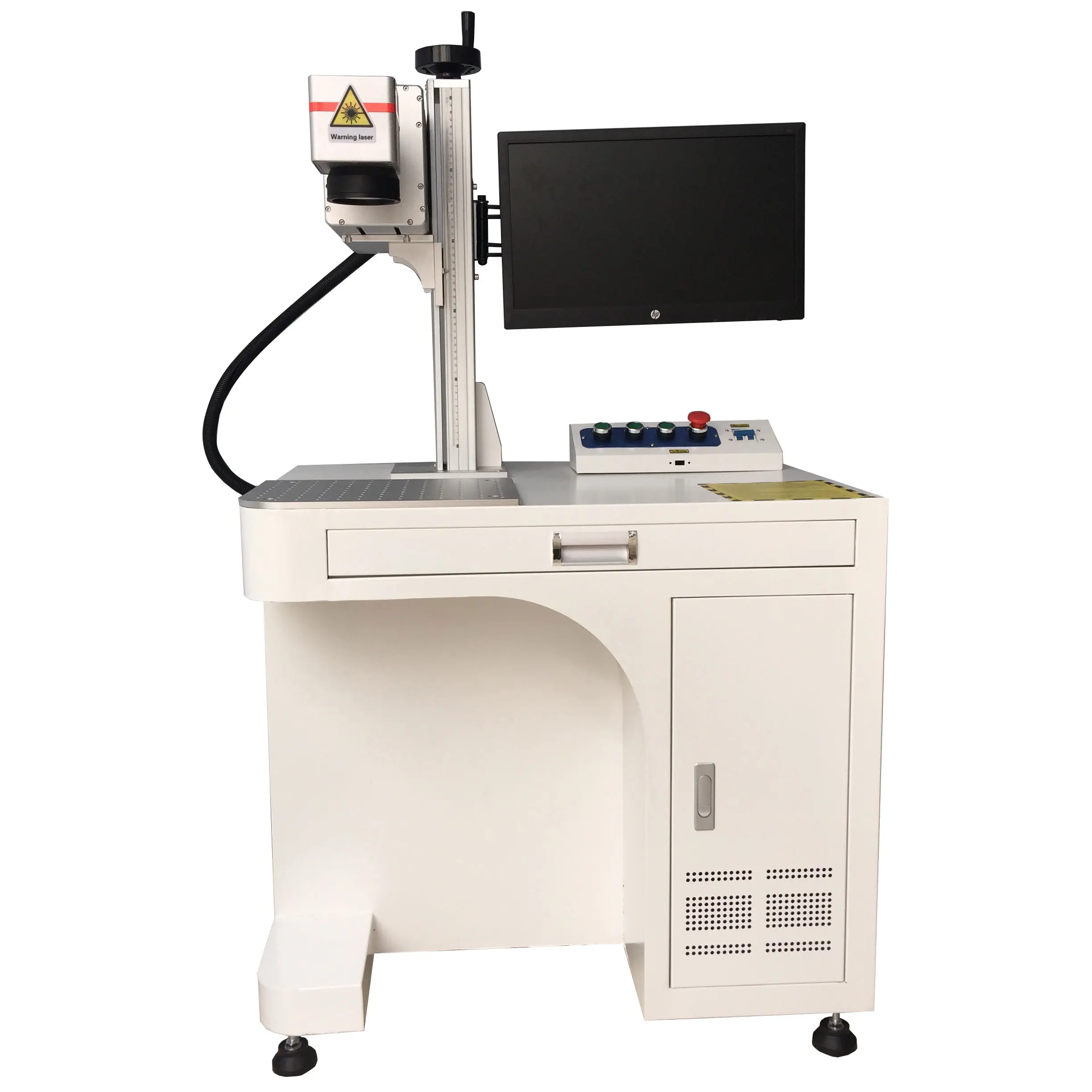 

Desk Portable Type 20w 30w 50w 100w Fiber CO2 Laser Marking Machine Price