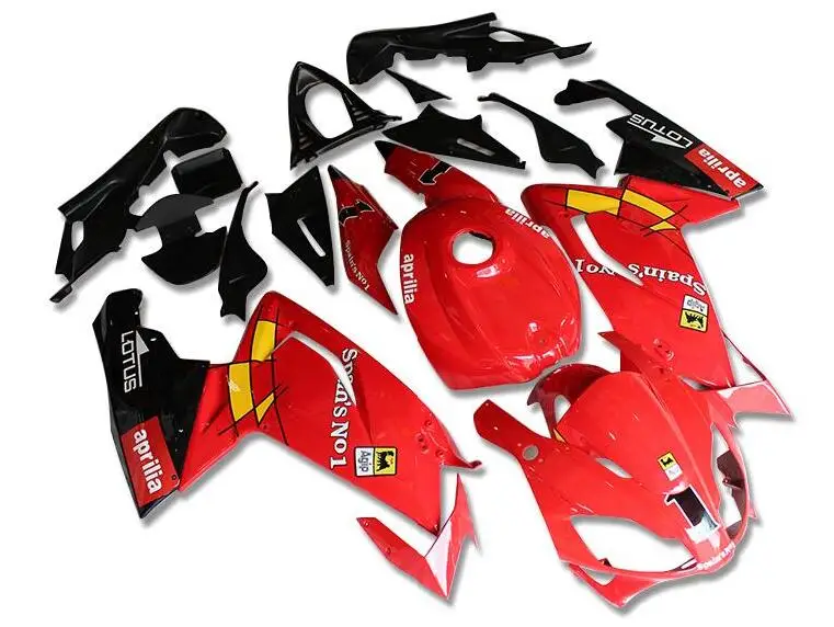 

New ABS Fairings Kit Fit For Aprilia RS4 50 125 RS125 2006 2007 2008 2009 2010 2011 06 07 08 09 10 11 Bodywork Set Red
