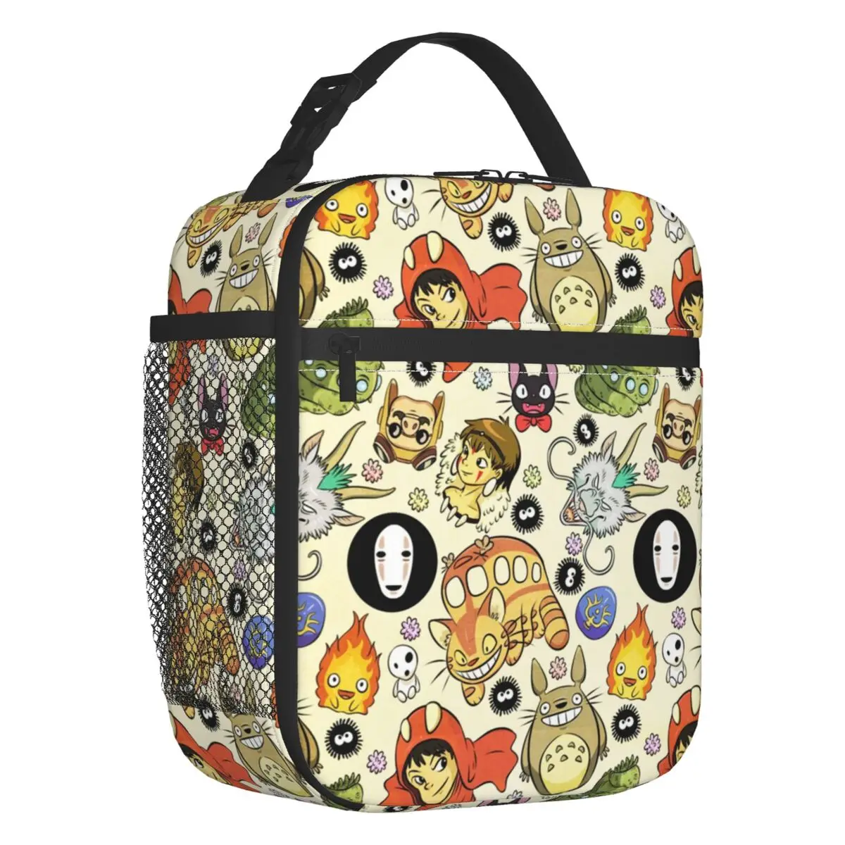 

Hayao Miyazaki Anime Manga Insulated Lunch Bags My Neighbor Totoro And Spirited Away Thermal Cooler Food Lunch Box School