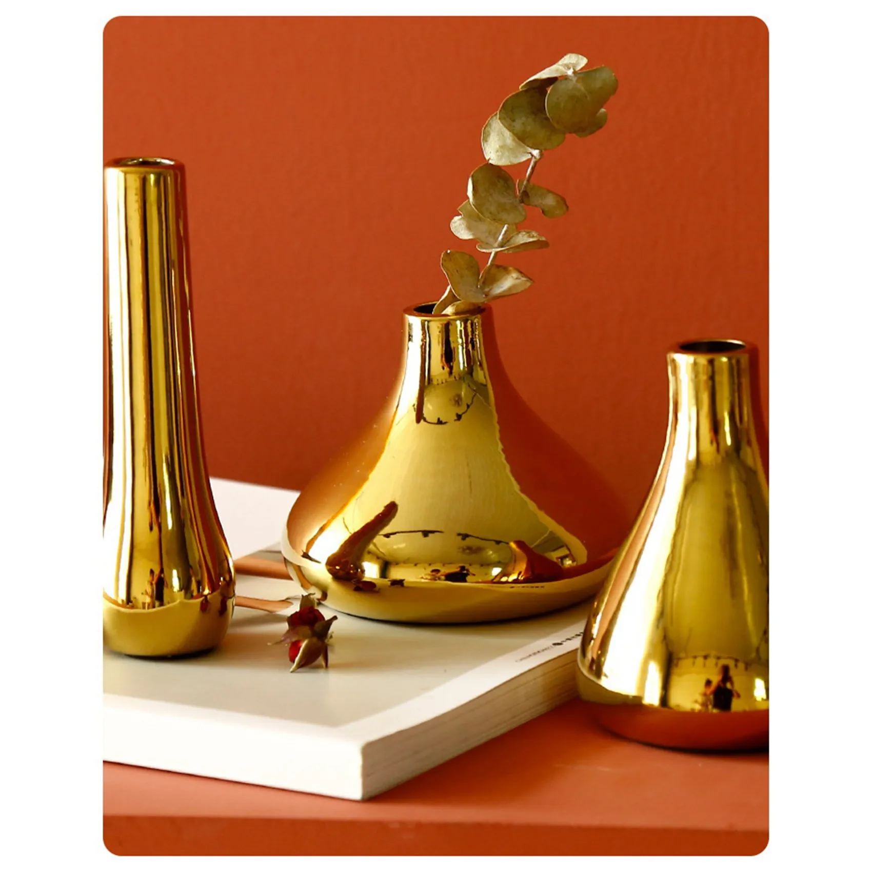 Скандинавская настольная декоративная ваза для дома и офиса роскошная