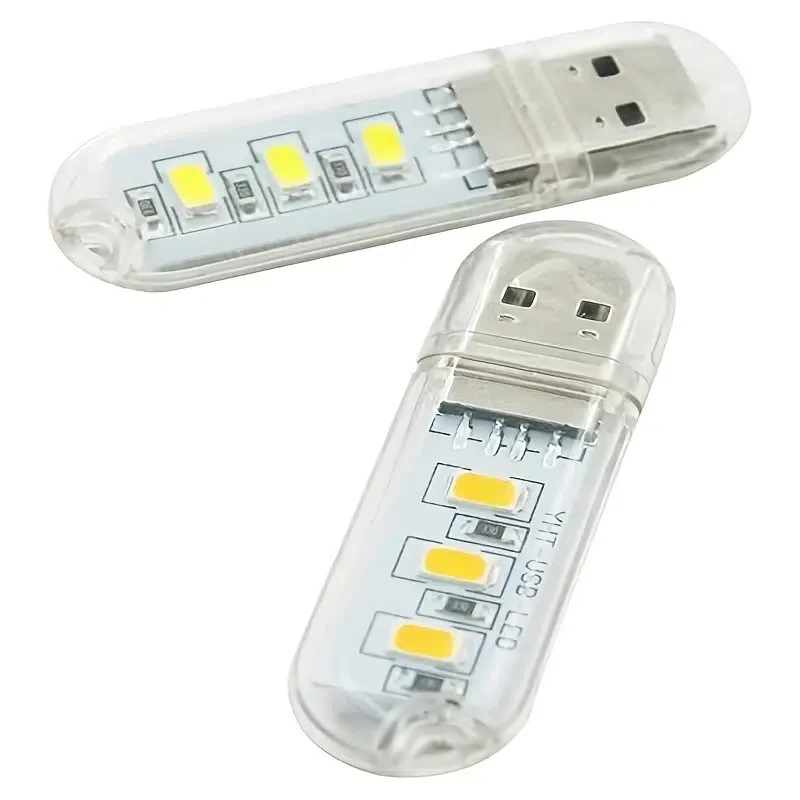 

HMTX Christmas Lights, Christmas Decoration 2pcs USB LED Night Light, Corridor Light, USB LED Flashlight, USB LED Handle,