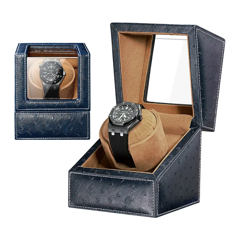 Automatic Watch Winder Luxury PU Leather Watch Safe Storage Box High Quality Motor Shaker Mechanical Watch Winder Holder enlarge