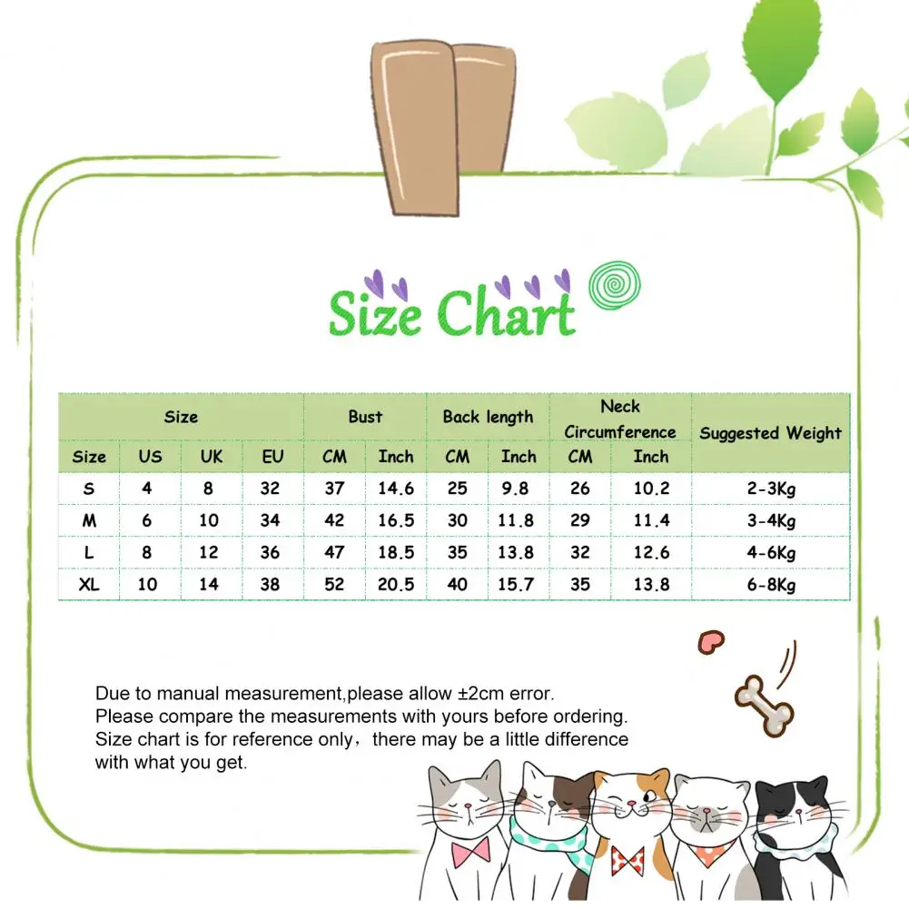 Жилет для собак блузка в полоску с рисунком медведя и кота пуловер круглым