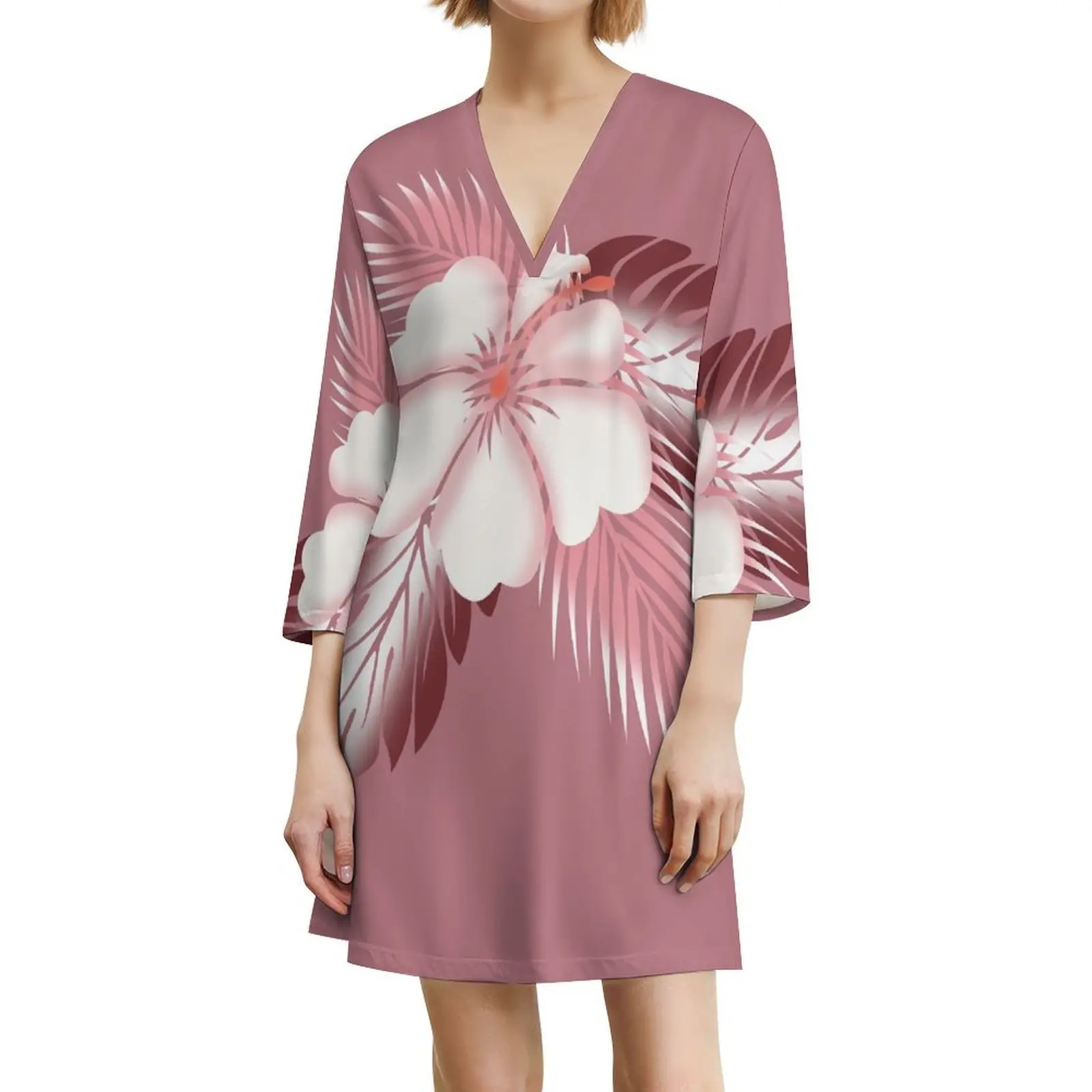 Повседневное свободное платье для повседневной вечеринки. Элегантное с