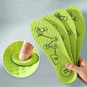 New Support Massage Insoles For Shoes Soft Mesh Deodorant Running Insoles For Feet Man Women Orthope