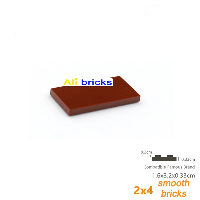 160 шт. MOC Brick Parts 87079 Плитка 2x4 con Groove совместимый Building Block particelle fai da te Assmble Kid Puzzle Toy regalo