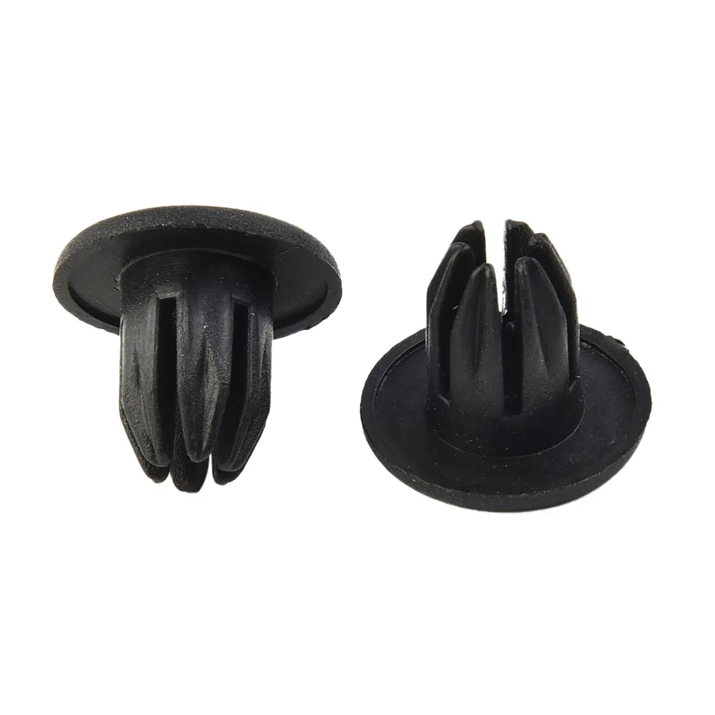 

Interior Rivet Assortment Clip Fastener Accessories Bumper Plastic Black 50x Set Moulding Hole Universal Nylon