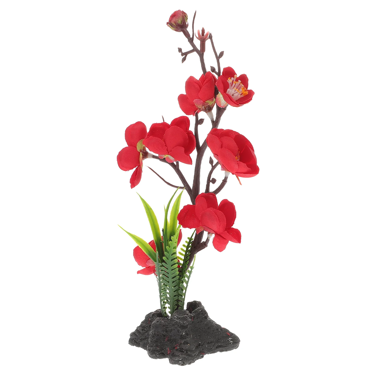 

Sushi Flower Plate Flowers Decoration Decor Japanese Sashimi Artificial Ornament Fake Decorations Dish Aquarium Lifelike Tank