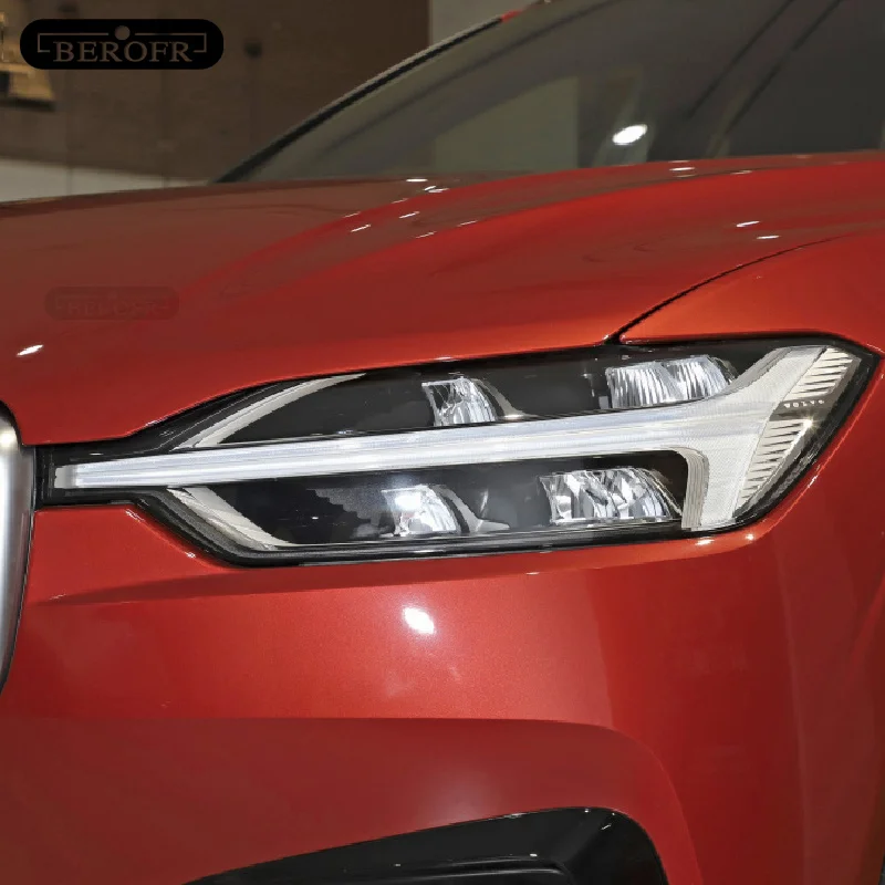 

2Pcs For Volvo XC90 XC40 S60 XC60 S90 V60 V90 Car Headlight Protective Film Front Light TPU Tint Transparent Sticker Accessories