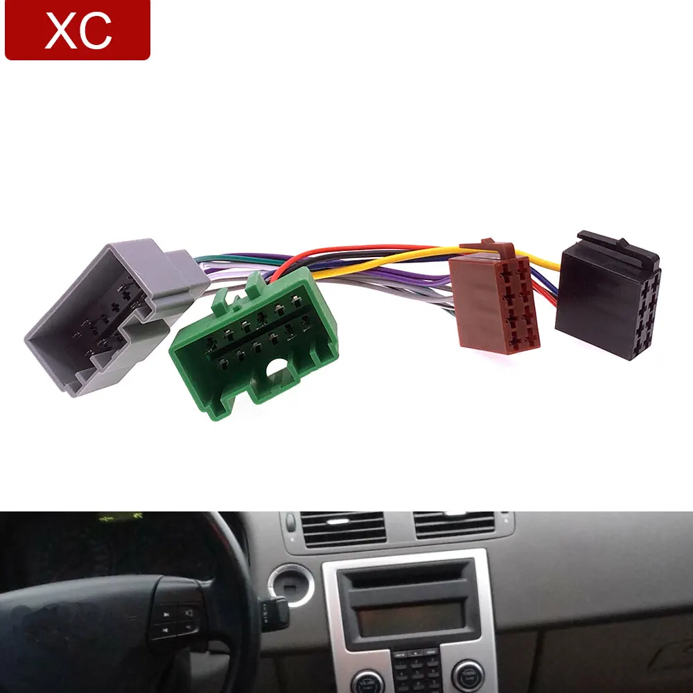 Автомобильный стерео-радиоприемник, соединитель жгута, стандарт Iso, кабель для Volvo S60 S80 V70 V80 XC70 S40 2001-2010