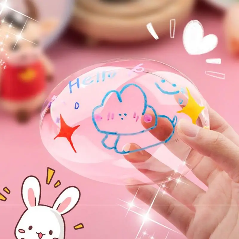 

Blow Bubble Double Sided Tape DIY Pinch Balls Transparent Nano Glue Tape Creative Sticky Tape Kids Toy DIY Crafts Tape Nano Tape