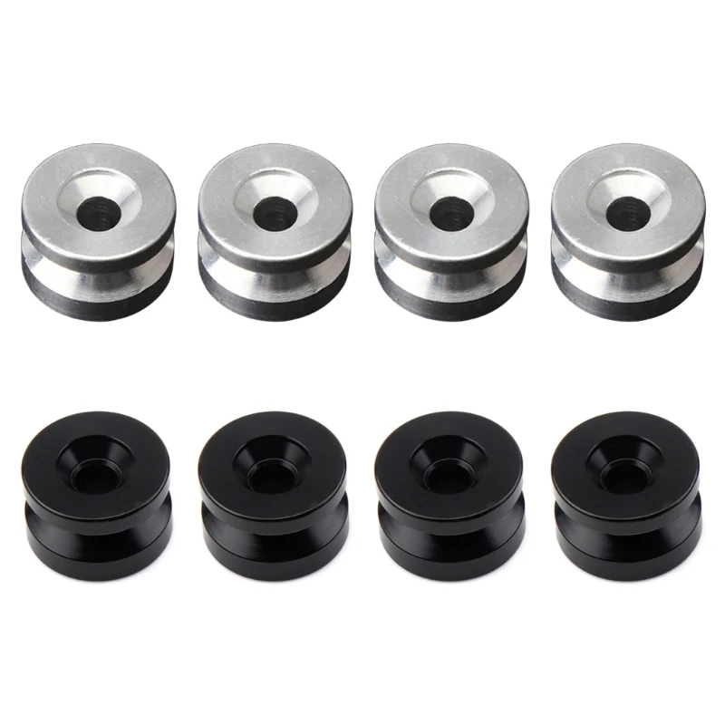 

D7WD 4Pcs Motorcycle Trunk Bracket Base Plate Bushing Pad Buckle Spacers Unviersal